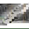 Mexen Mist T καμπίνα ντους ανοιγόμενη 100 x 120 cm, διαφανής, χρυσή - 8A4T-100-120-50-00