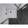 Mexen Pretoria cabine de douche pivotante 100 x 100 cm, transparente, noire + receveur Flat - 852-100-100-70-00-4010B