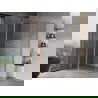Mexen Mist T Duschkabine schwenkbar 70 x 90 cm, transparent, gebürstetes Kupfer - 8A4T-070-090-65-00