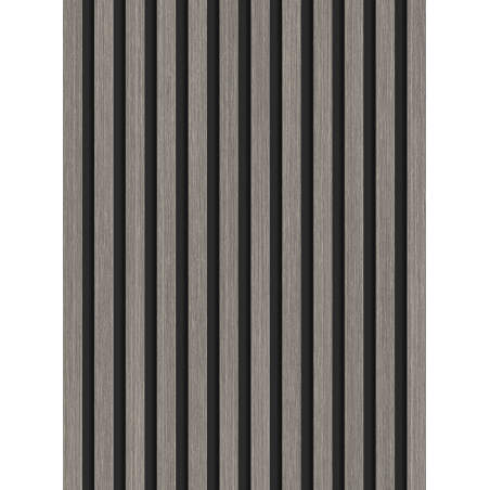 Mexen Lam-B Wandlamellen 275 x 30 cm, HDF-Platte 4 mm, technisches Furnier, Silberneiche - S100-275307-3015-007