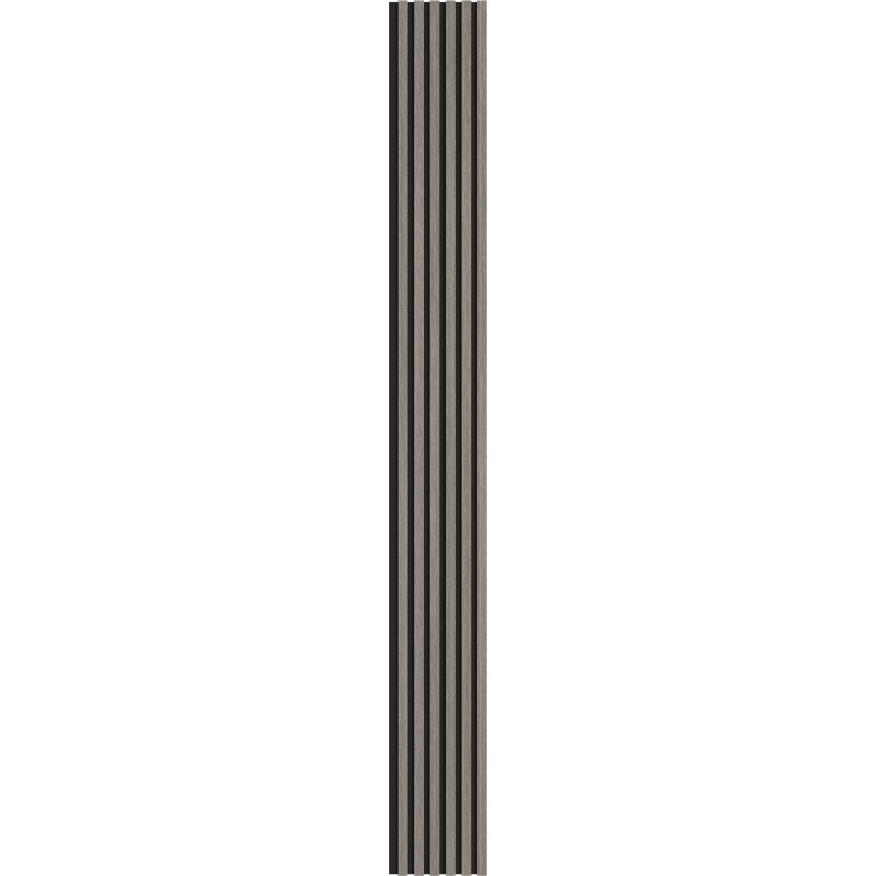 Mexen Lam-F lamejas de pared acústicas 275 x 30 cm, fieltro 8 mm, chapa técnica, Roble Plateado - S105-275307-3015-007