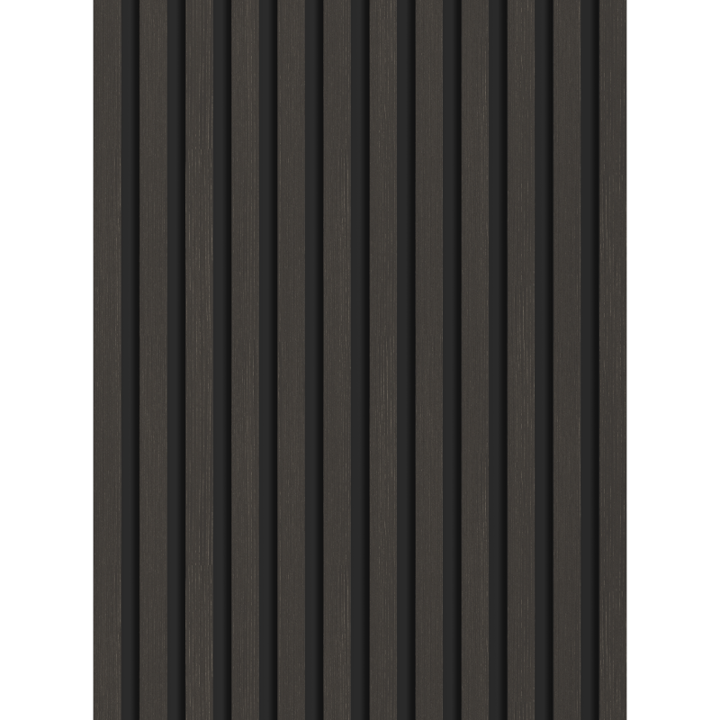 Mexen Lam-B lamelles murales 275 x 30 cm, panneau HDF 4 mm, placage technique, Noyer Argenté - S100-275307-3015-009