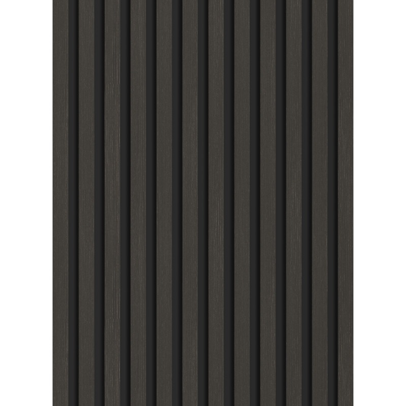 Mexen Lam-B paneles de pared 275 x 30 cm, tablero HDF 4 mm, chapa técnica, Nogal Plateado - S100-275307-3015-009