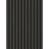 Mexen Lam-B wall slats 275 x 30 cm, 4 mm HDF board, technical veneer, Silvery Walnut - S100-275307-3015-009