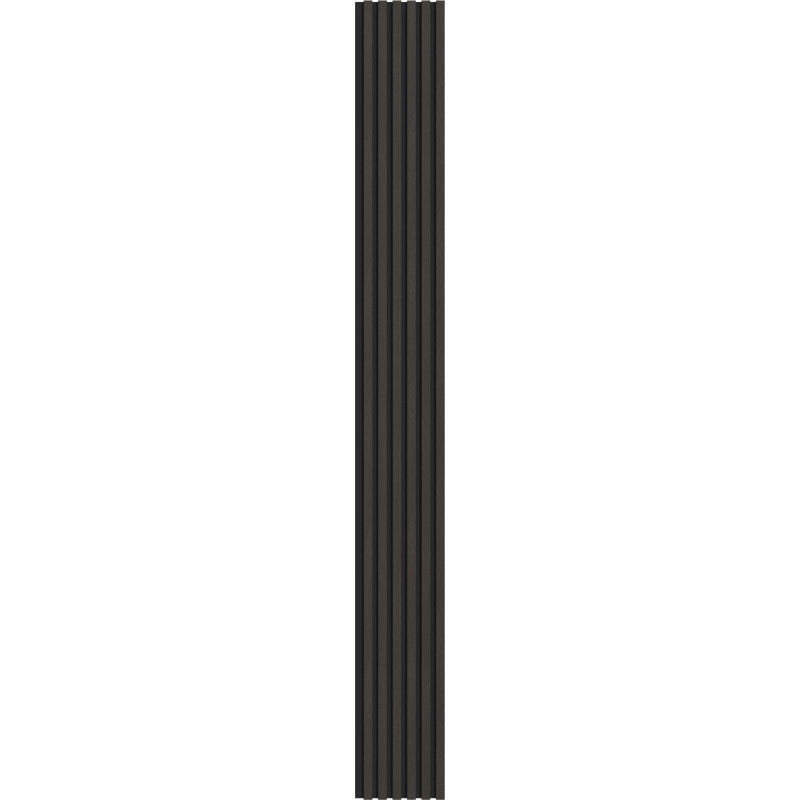 Mexen Lam-B paneles de pared 275 x 30 cm, tablero HDF 4 mm, chapa técnica, Nogal Plateado - S100-275307-3015-009