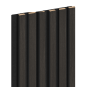 Mexen Lam-F paneles de pared acústicos 275 x 30 cm, fieltro 8 mm, chapa técnica, Nogal Plateado - S105-275307-3015-009