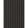 Mexen Lam-F Acoustic Wall Slats 275 x 30 cm, 8 mm Felt, Technical Veneer, Silvery Walnut - S105-275307-3015-009