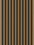 Mexen Lam-F lamelle da parete acustiche 275 x 30 cm, feltro 8 mm, impiallacciatura tecnica, Teak Dorato - S105-275307-3015-014
