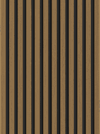 Mexen Lam-B lamelles murales 275 x 30 cm, panneau HDF 4 mm, placage technique, Teck Doré - S100-275307-3015-014