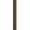 Mexen Lam-B wall slats 275 x 30 cm, 4 mm HDF board, technical veneer, Golden Teak - S100-275307-3015-014