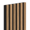 Mexen Lam-F Akustik-Wandpaneele 275 x 30 cm, Filz 8 mm, technisches Furnier, Helles Nussbaum - S105-275307-3015-017