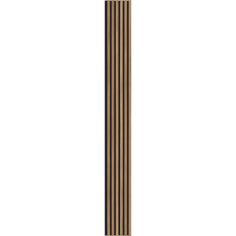 Mexen Lam-F lamelle a parete acustiche 275 x 30 cm, feltro 8 mm, impiallacciatura tecnica, Noce Chiaro - S105-275307-3015-017