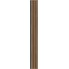 Mexen Lam-F Akustik-Wandpaneele 275 x 30 cm, Filz 8 mm, technisches Furnier, Helles Nussbaum - S105-275307-3015-017
