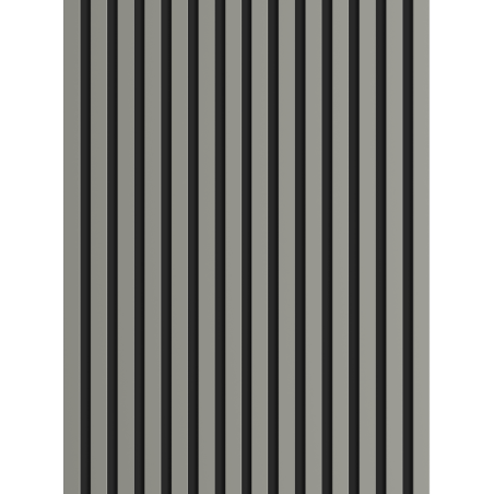 Mexen Lam-B lames murales 275 x 31,5 cm, panneau HDF 4 mm, Gris Mat - S100-275317-2812-052