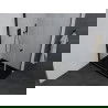 Mexen Pretoria Duschkabine aufklappbar 70 x 120 cm, transparent, schwarz + Duschwanne Flat, schwarz - 852-070-120-70-00-4070B