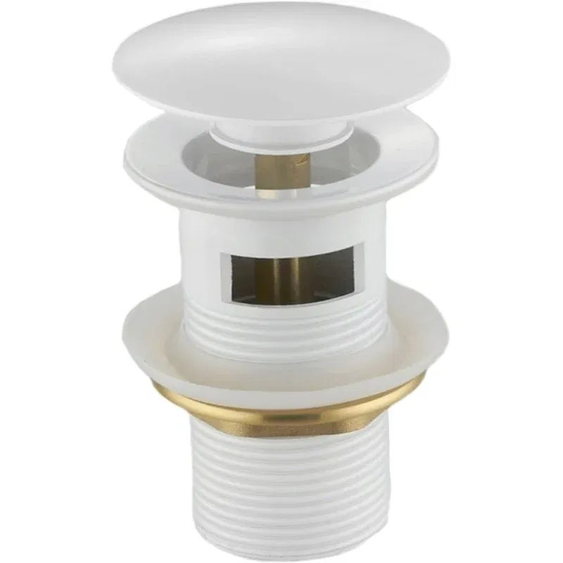 Mexen bouchon clic-clac rond avec trop-plein, blanc - 79920-20