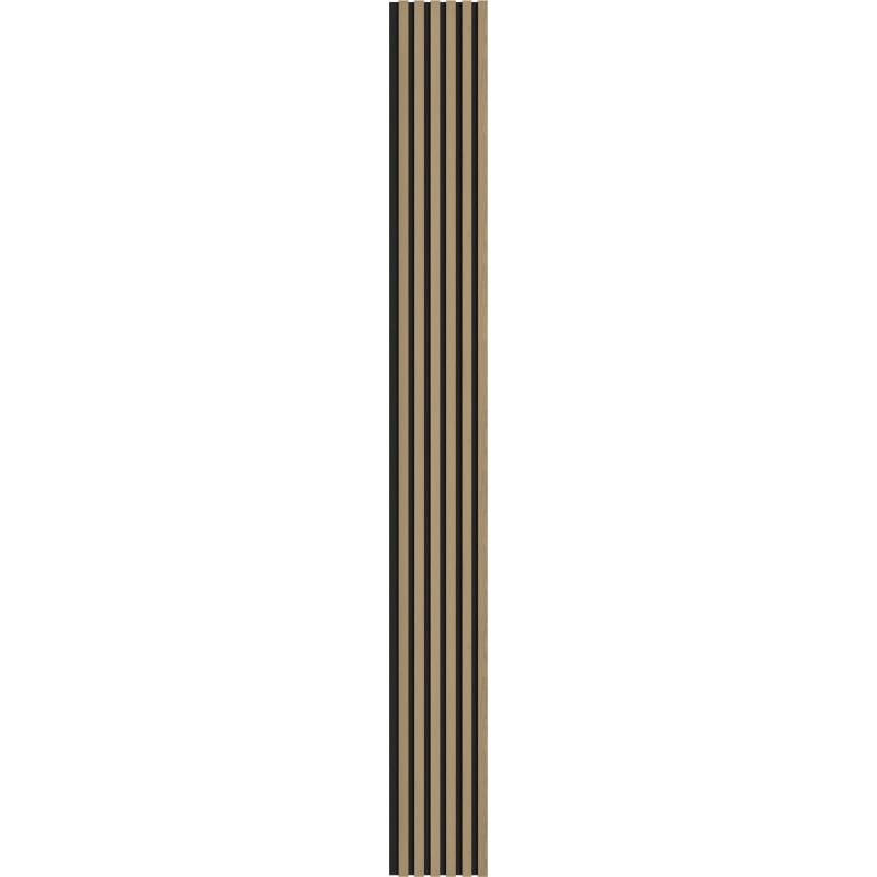 Mexen Lam-F lamele ścienne akustyczne 275 x 30 cm, filc 8 mm, fornir techniczny, Dąb Szlachetny - S105-275307-3015-004