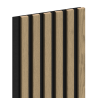 Mexen Lam-F akustische Wandpaneele 275 x 30 cm, Filz 8 mm, technisches Furnier, Edle Eiche - S105-275307-3015-004