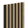 Mexen Lam-B Wandpaneele 275 x 30 cm, 4 mm HDF-Platte, technisches Furnier, Edle Eiche - S100-275307-3015-004
