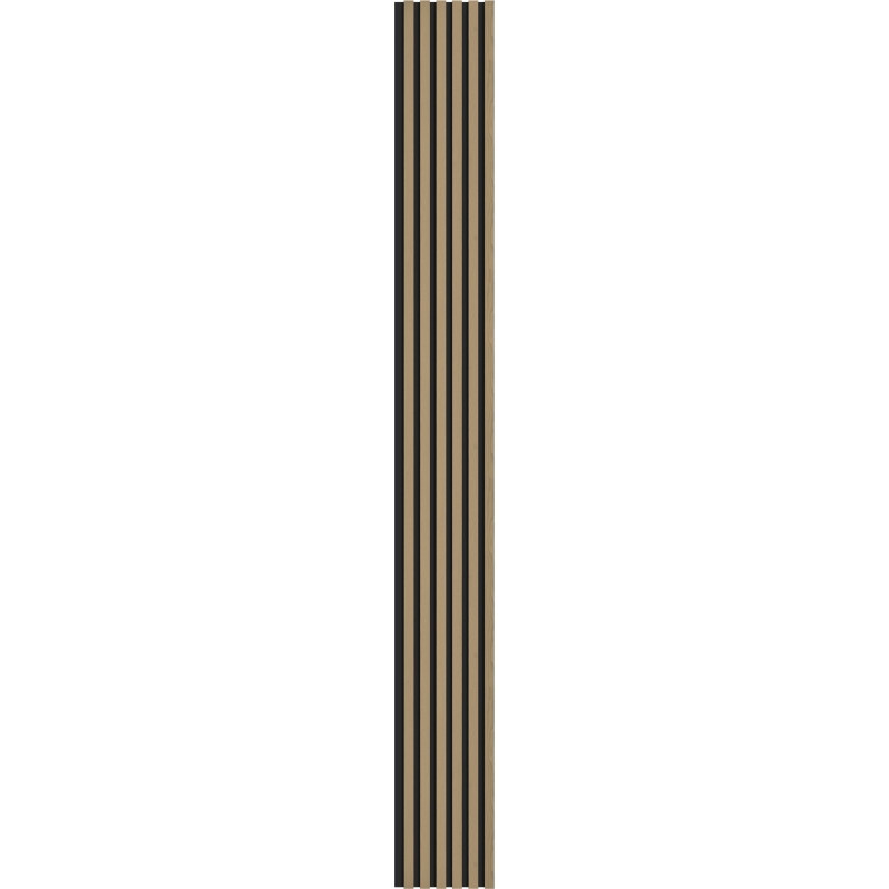 Mexen Lam-B seinäpaneelit 275 x 30 cm, HDF-levy 4 mm, tekninen viilu, Ylväs tammi - S100-275307-3015-004