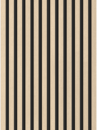 Mexen Lam-B sample of wall slats, 4 mm HDF board, technical veneer, Sand Oak - S100-001-S