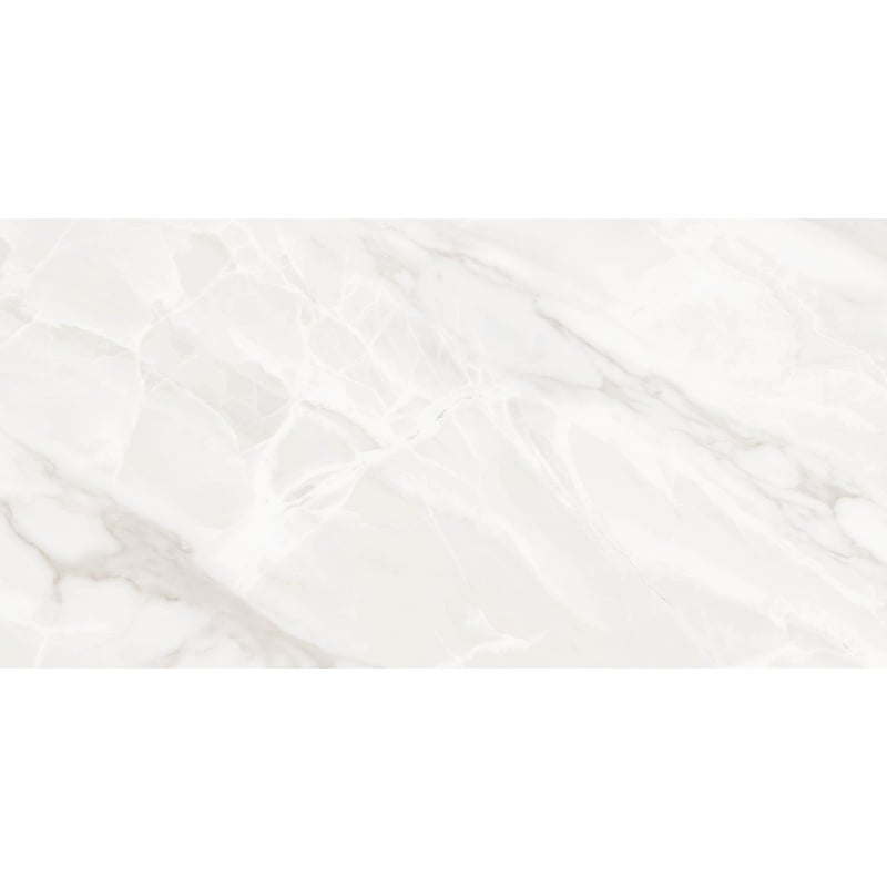 Mexen Sparta Bianco muestra de gres esmaltado rectificado. G1, baldosa para pared y suelo 120 x 60 cm, brillo - TL101-00-S