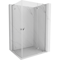 Mexen Mist-H L Duo kabina prysznicowa uchylna prawa 90 x 120 cm, transparent, chrom - 8A5L-090L-120P-01-00