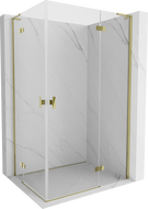 Mexen Mist-H L Duo tuš kabina s desnim otvaranjem 70 x 90 cm, prozirna, zlatna - 8A5L-070L-090P-50-00
