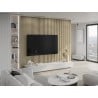 Mexen Lam-B Wandpaneele 275 x 30 cm, HDF Platte 4 mm, technisches Furnier, Sandiger Eiche - S100-275307-3015-001
