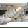 Mexen Lam-F akustische Wandpaneele 275 x 30 cm, Filz 8 mm, technisches Furnier, Sand Eiche - S105-275307-3015-001
