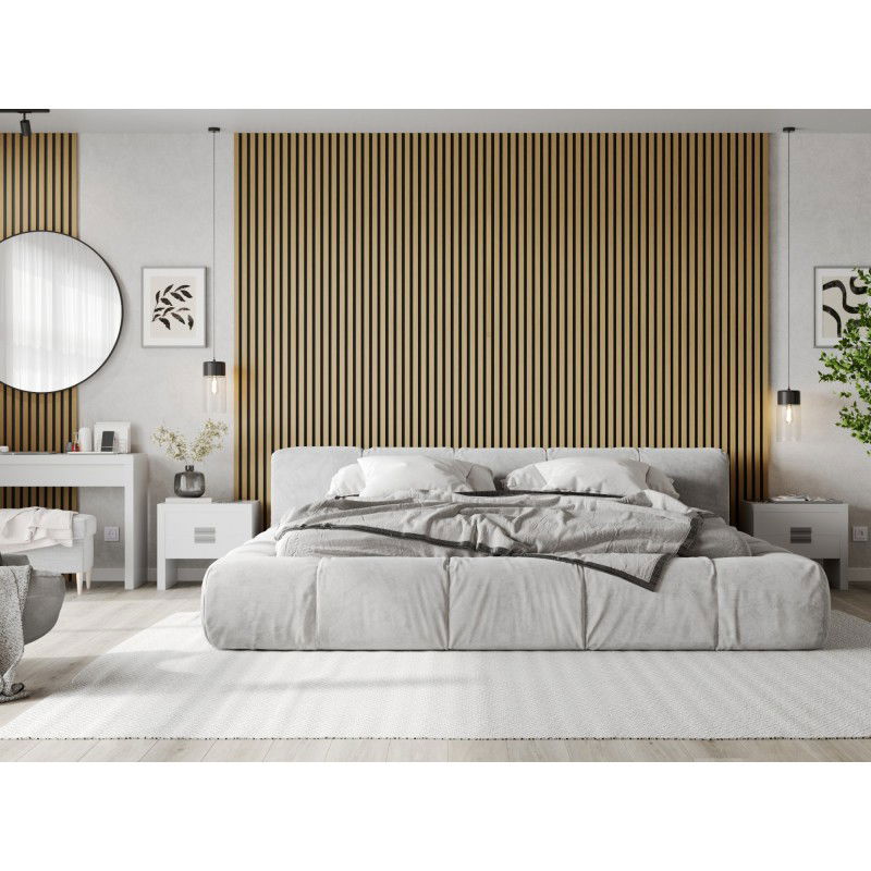 Mexen Lam-B Mauerelementer 275 x 30 cm, HDF-Plack 4 mm, technesche Furnier, Gëllene Eech - S100-275307-3015-003