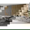 Mexen Lam-B Wandlamellen 275 x 30 cm, HDF-Platte 4 mm, technisches Furnier, Goldene Eiche - S100-275307-3015-003