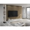 Mexen Lam-B seinäpaneelit 275 x 30 cm, HDF-levy 4 mm, tekninen viilu, Ylväs tammi - S100-275307-3015-004