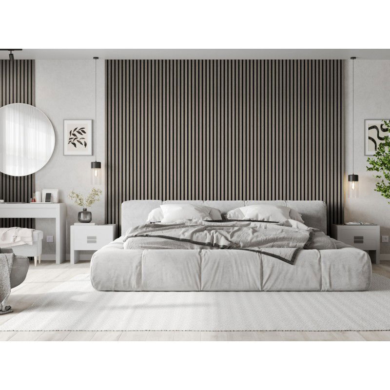 Mexen Lam-B Wandlamellen 275 x 30 cm, 4 mm HDF-Plack, technesche Furnier, Gro Asch Äer - S100-275307-3015-005