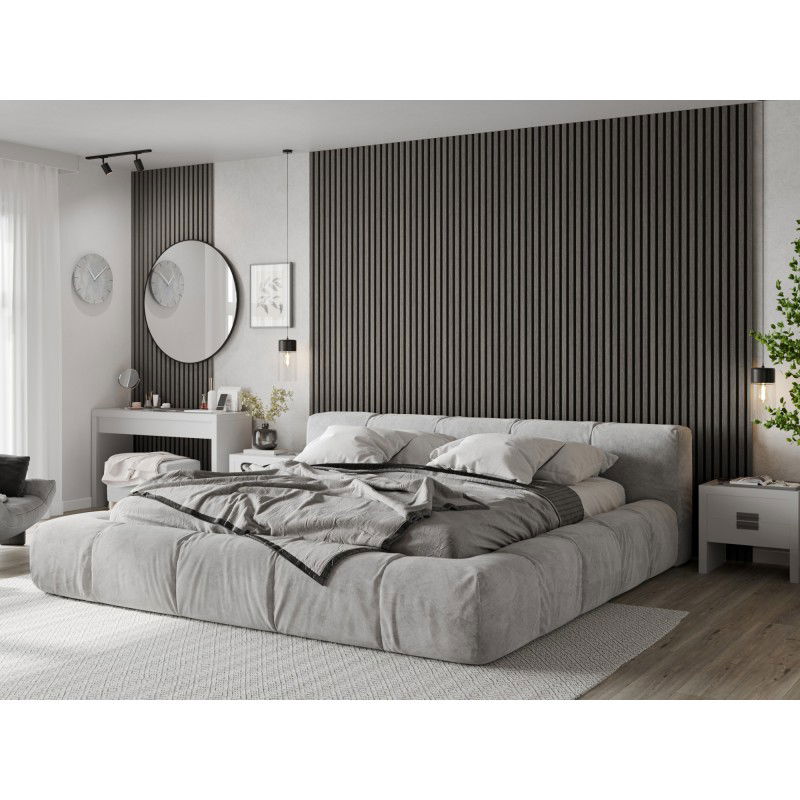 Mexen Lam-B wall slats 275 x 30 cm, 4 mm HDF board, technical veneer, Silver Oak - S100-275307-3015-007