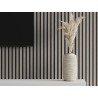 Mexen Lam-B paneles de pared 275 x 30 cm, tablero HDF de 4 mm, chapa técnica, Roble Plateado - S100-275307-3015-007