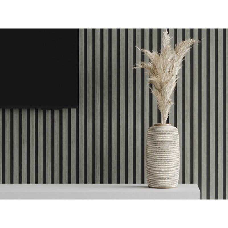 Mexen Lam-B lamele ścienne 275 x 30 cm, płyta HDF 4 mm, fornir techniczny, Dąb Heritage - S100-275307-3015-008