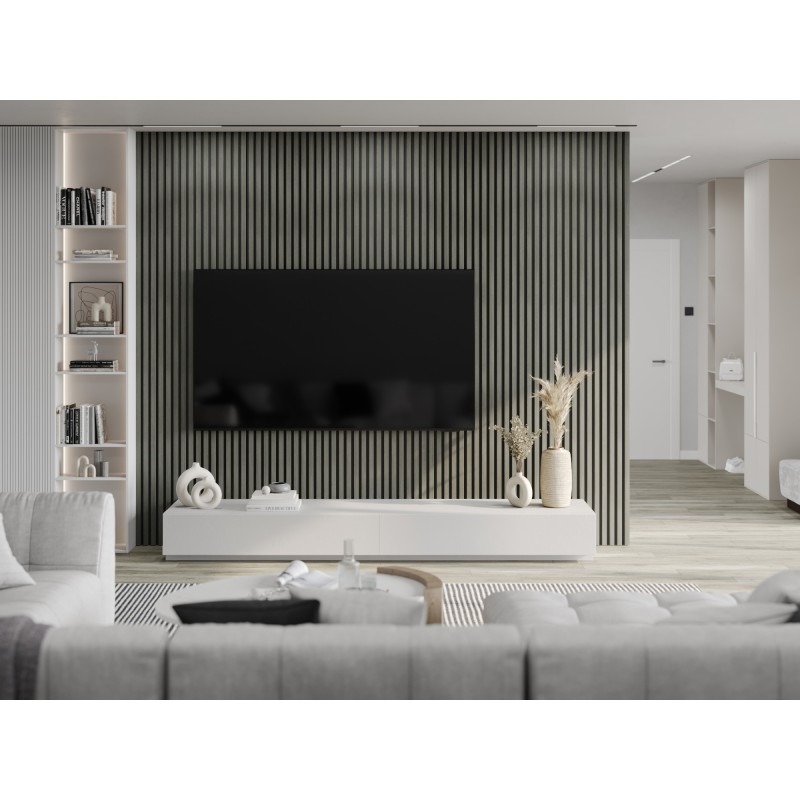 Mexen Lam-B wall slats 275 x 30 cm, 4 mm HDF board, technical veneer, Heritage Oak - S100-275307-3015-008