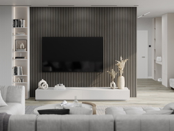 Mexen Lam-B Wandpaneele 275 x 30 cm, HDF-Platte 4 mm, technisches Furnier, Onyx-Eiche- S100-275307-3015-010