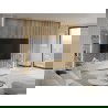 Mexen Lam-B Wandlamellen 275 x 30 cm, HDF-Platte 4 mm, technisches Furnier, Klassische Kiefer - S100-275307-3015-012