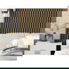Mexen Lam-B Wandpaneele 275 x 30 cm, HDF Platte 4 mm, technisches Furnier, Gold-Teak - S100-275307-3015-014