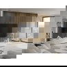 Mexen Lam-B Wandpaneele 275 x 30 cm, HDF Platte 4 mm, technisches Furnier, Gold-Teak - S100-275307-3015-014