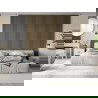 Mexen Lam-B Wandlamellen 275 x 30 cm, HDF Platte 4 mm, technisches Furnier, Leinen Walnuss - S100-275307-3015-015