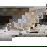 Mexen Lam-B lames murales 275 x 30 cm, panneau HDF 4 mm, placage technique, Noyer Naturel - S100-275307-3015-016