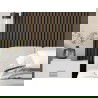 Mexen Lam-B Wandpaneele 275 x 30 cm, HDF-Platte 4 mm, technisches Furnier, Espresso-Walnuss - S100-275307-3015-019