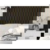 Mexen Lam-B lamelles murales 275 x 30 cm, panneau HDF 4 mm, placage technique, Ébène Royal - S100-275307-3015-020