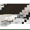 Mexen Lam-B lamelles murales 275 x 30 cm, panneau HDF 4 mm, placage technique, Ébène Marron - S100-275307-3015-022