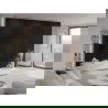 Mexen Lam-B lamelles murales 275 x 30 cm, panneau HDF 4 mm, placage technique, Ébène Marron - S100-275307-3015-022