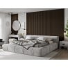 Mexen Lam-B lamele ścienne 275 x 30 cm, płyta HDF 4 mm, fornir techniczny, Orzech Palony - S100-275307-3015-024