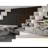 Mexen Lam-B Wandlamellen 275 x 30 cm, HDF-Platte 4 mm, technisches Furnier, Gebrannter Nussbaum - S100-275307-3015-024